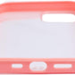 Protective silicone case in pink transparent case compatible with iPhone 12 Pro