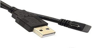 SYSTEM-S Micro USB Kabel rechts gewinkelt Stecker zu USB 2.0 Typ A (male) ca. 5m