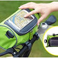 SYSTEM-S Bolsa para manillar 2 en 1, soporte para bicicleta, bolsa para bicicleta, bandolera, funda protectora para dispositivos de 4,8 pulgadas, smartphones en negro