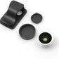 System-S Supporto universale a clip con morsetto 180° (0,28x) Lente Fisheye Lente Fisheye per Smartphone Tablet cellulare