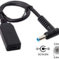 SYSTEM-S USB 3.1 Kabel 23cm Typ C Buchse zu DC 20V 4,5 x 3,0 mm Stecker Adapter Ladekabel