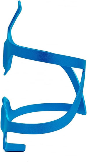 Supporto portabottiglie per bicicletta in metallo di colore blu