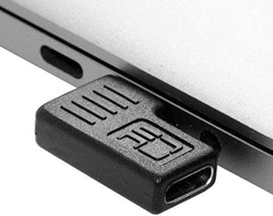 SYSTEM-S Conector adaptador de ángulo USB 3.1 tipo C macho a USB 3.1 tipo C hembra en ángulo derecho e izquierdo de 90 grados