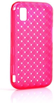 System-S TPU Silikon Hülle Case Schutz Cover Skin Tasche Transparent Pink für Samsung S5230 Star