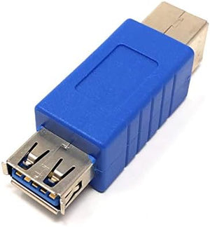 System-S USB A 3.0 female to USB type B male converter