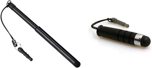 SYSTEM-S Mini Stylus Touch Pen Negro para Smartphone Tablet PC PDA