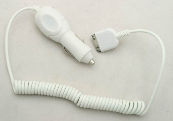 System-S car charging cable for Creative ZEN Vision M white