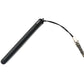 SYSTEM-S Mini Stylus Touch Pen Ausziehbar 6,5 cm bis 9,5 cm Schwarz für Smartphone Tablet PC