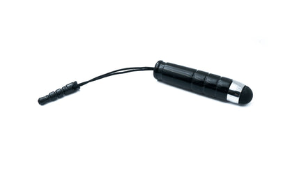 SYSTEM-S Mini Stylus 5 cm Touch Pen Schwarz für Smartphone Tablet PC PDA