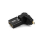 System-S Adjustable HDMI Host to Micro HDMI Adapter Coupling 90° Angle