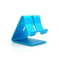 System-S Metal Holder Stand in Blue for Mobile Phone Smartphone E-Book Reader Tablet PC