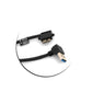 SYSTEM-S Micro USB 3.0 Kabel 90° Grad Winkel Rechts gewinkelt auf USB Typ A 3.0 Aufwärts gewinkelt Adapter Datenkabel und Ladekabel 27 cm