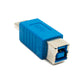 SYSTEM-S USB 3.0 Adapter Typ B Stecker zu A Stecker Kabel 5 Gbit/s 100W in Blau