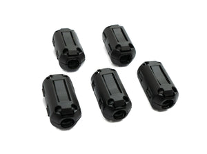 5x noyau de ferrite 7 mm Ø noyau toroïdal de ferrite pliable fendu filtre à ondes pour câbles