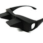 SYSTEM-S 90° prism glasses, gaze-redirecting reading and TV glasses, angled glasses