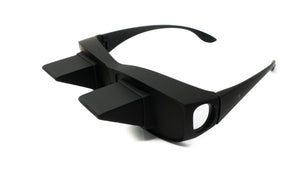 SYSTEM-S 90° prism glasses, gaze-redirecting reading and TV glasses, angled glasses