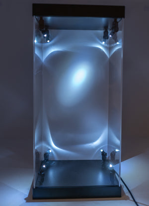 System-S LED showcase display case box for collectors’ items 