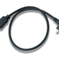 SYSTEM-S HDMI Kabel 50 cm Micro Stecker zu Standard Left Angled Winkel