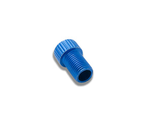 Adaptador de válvula SYSTEM-S Adaptador de válvula Presta a Schrader de válvula de bicicleta a válvula de automóvil en azul
