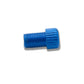 Adaptador de válvula SYSTEM-S Adaptador de válvula Presta a Schrader de válvula de bicicleta a válvula de automóvil en azul