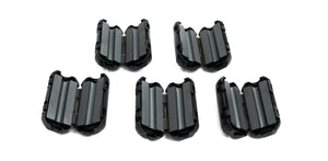 5x noyau de ferrite 3,5 mm Ø noyau toroïdal de ferrite pliable fendu filtre à ondes pour câbles