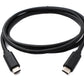 SYSTEM-S USB 3.2 Gen 1 Kabel 150 cm Typ C Stecker zu Stecker Adapter in Schwarz