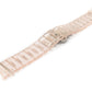 SYSTEM-S bracelet 20 mm made of PC for Samsung Galaxy Watch 5 4 Smartwatch in glitter pink