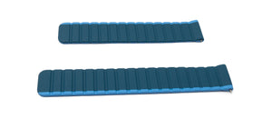 Bracciale magnetico in silicone da 20 mm per Samsung Galaxy Watch 5 4 in blu