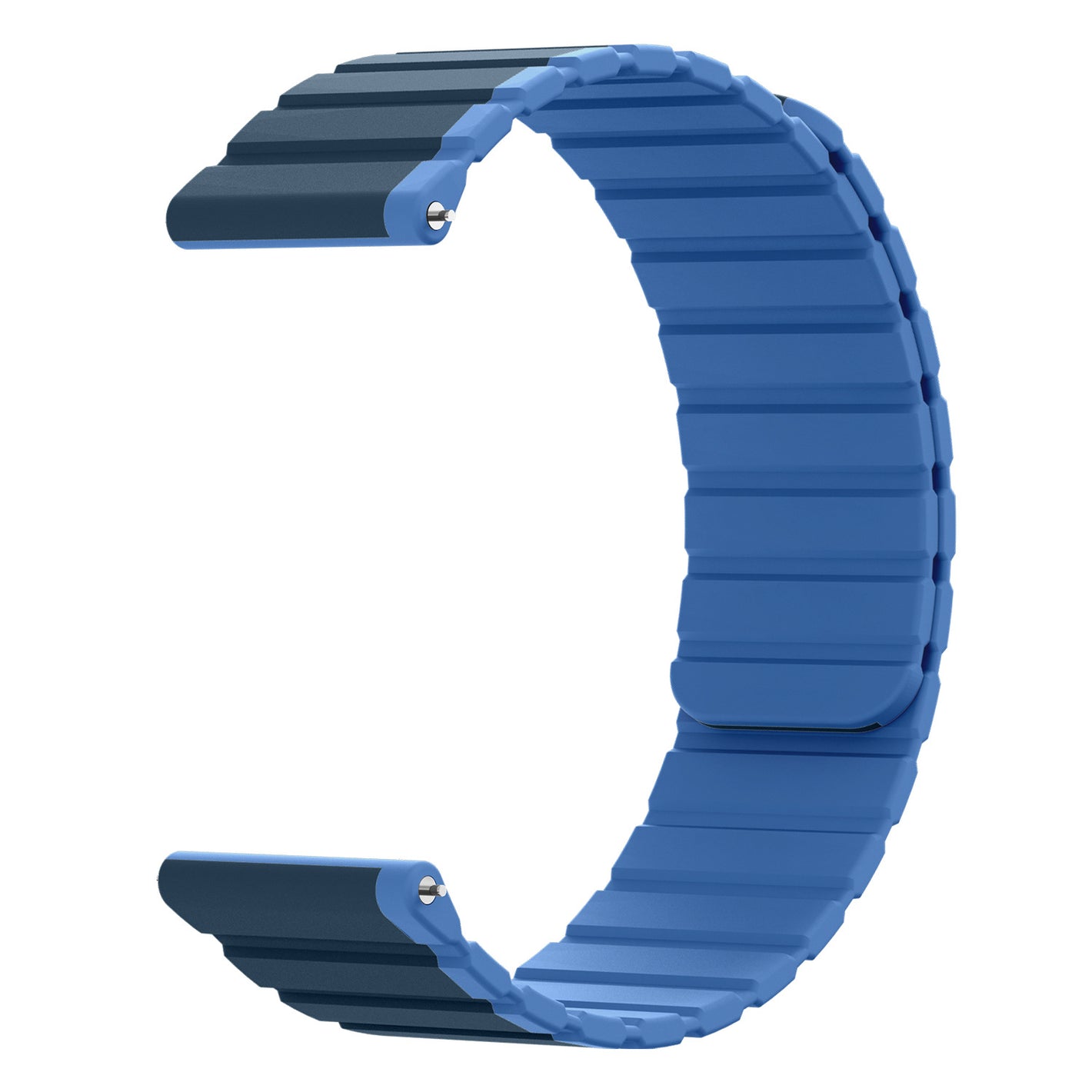 Bracciale magnetico in silicone da 20 mm per Samsung Galaxy Watch 5 4 in blu