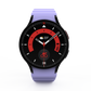 SYSTEM-S bracelet 20 mm made of silicone magnetic for Samsung Galaxy Watch 5 4 in purple