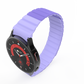 Bracelet magnétique en silicone 20 mm pour Samsung Galaxy Watch 5 4 en violet