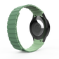 SYSTEM-S bracelet 20 mm made of silicone magnetic for Samsung Galaxy Watch 5 4 in green