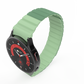 SYSTEM-S bracelet 20 mm made of silicone magnetic for Samsung Galaxy Watch 5 4 in green