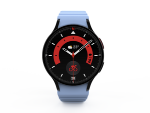 Bracciale magnetico in silicone da 20 mm per Samsung Galaxy Watch 5 4 in blu