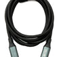 SYSTEM-S USB 3.2 Gen 2 8K 150 cm Kabel Typ C Stecker zu Stecker geflochten 20 Gbit/s 100 W kompatibel für iPhone 15