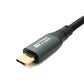 SYSTEM-S USB 3.2 Gen 2 8K 2m Cable Type C Male to Male Braided 20Gbps 100W Compatible for iPhone 15