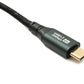 SYSTEM-S USB 3.2 Gen 2 8K 2 m Kabel Typ C Stecker zu Stecker geflochten 20 Gbit/s 100 W kompatibel für iPhone 15