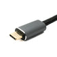 SYSTEM-S USB 3.2 Gen 2 100 cm Kabel Typ C Stecker zu Stecker geflochten 20 Gbit/s 100 W Adapter
