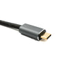 SYSTEM-S USB 3.2 Gen 2 2 m Kabel Typ C Stecker zu Stecker geflochten 20 Gbit/s 100 W Adapter