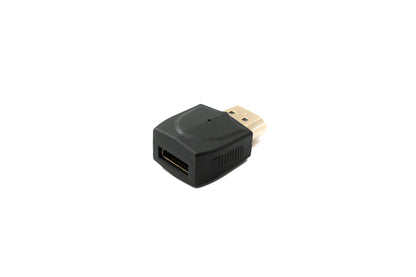 SYSTEM-S HDMI 1.4 Adapter Standard Stecker zu Mini Buchse 4K UHD 30 Hz 2K 60 Hz Kabel