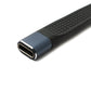 SYSTEM-S USB4 10 cm cable type C male to female angle flat 40 Gbit/s 240 W USB 4.0 cable adapter