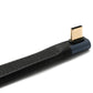 SYSTEM-S USB4 10 cm Kabel Typ C Stecker zu Stecker Winkel flach 40 Gbit/s 240 W USB 4.0 Kabel Adapter