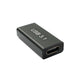 Adaptateur SYSTEM-S USB 3.1 type C femelle vers câble 3.0 A femelle 5 Gbit/s en noir