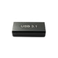 SYSTEM-S USB 3.1 Adapter Typ C Buchse zu 3.0 A Buchse 5 Gbit/s Kabel in Schwarz