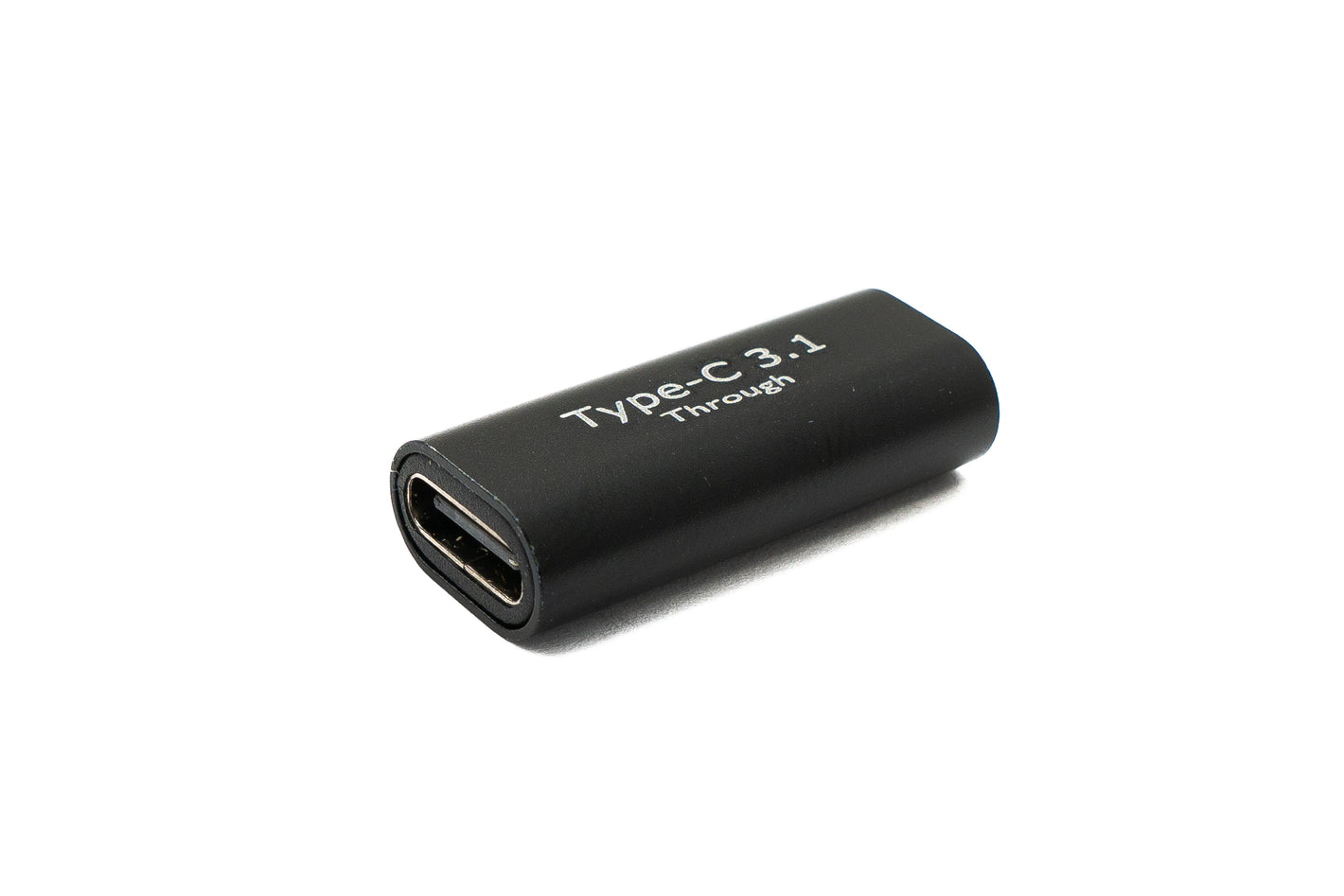 SYSTEM-S USB 3.1 Adapter Typ C Buchse zu Buchse 5 Gbit/s Kabel in Schwarz