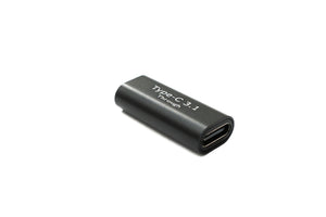 SYSTEM-S USB 3.1 Adapter Typ C Buchse zu Buchse 5 Gbit/s Kabel in Schwarz