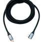 SYSTEM-S USB 3.2 Gen 2 Kabel 3 m Typ C Stecker zu Stecker geflochten Winkel 20 Gbit/s 100 W