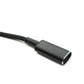 SYSTEM-S DC 20V Kabel 15 cm 4,5 x 3,0 Stecker zu USB 3.1 Typ C Buchse geflochten für HP