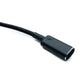 SYSTEM-S DC 20V Kabel 15 cm 4,5 x 3,0 Stecker zu USB 3.1 Typ C Buchse geflochten für HP