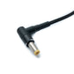 SYSTEM-S DC 20V Kabel 15 cm 5,5 x 1,7 Stecker zu USB 3.1 Typ C Buchse geflochten Winkel